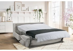 Бежов разтегателен диван от рипсено кадифе 184 cm Isadora – Bobochic Paris