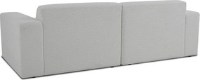 Бял диван от букле 228 cm Roxy – Scandic