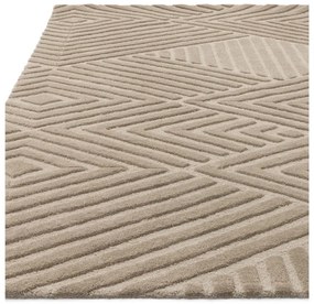 Светлокафяв вълнен килим 200x290 cm Hague - Asiatic Carpets