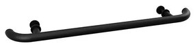 Дръжка за врата 80x4 см, неръждаема стомана/черна