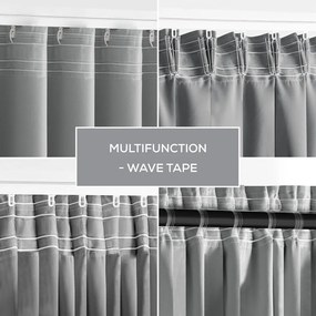 Сиво термо/dimout перде 140x245 cm Kierra – Restilo