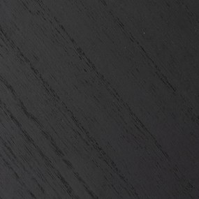 Етажерка 5five, Метал и черно дърво, 2 нива, На колела