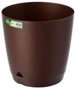 Цветна саксия - 30 х 30,5 см - Кафява