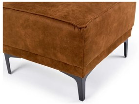 Светлокафява табуретка от изкуствена кожа Copenhagen - Scandic