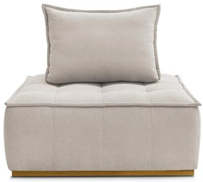 Бежово кресло от прежда с примки от букле Elisa – Bobochic Paris