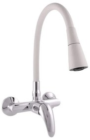 RAV Slezák SA002.5/13S - Смесител за мивка SAZAVA 32,3 см, сив/лъскав хром