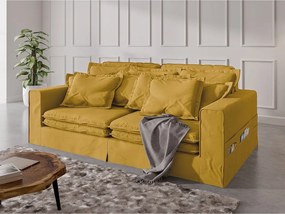 Жълт диван 236 cm Nora – Ropez