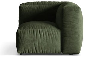 Зелен кадифен модул за диван (променлив) Martina – Micadoni