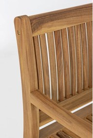 Градинска пейка от масивно дърво в естествен цвят Noemi – Bizzotto