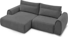 Сив ъглов диван Aden – Bobochic Paris