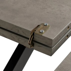 Кръгла сгъваема трапезна маса с допълнителна плоча ø 120 cm Rocía – Ixia