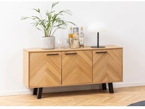 Нисък скрин от дъб 150x71 cm Brighton - Actona