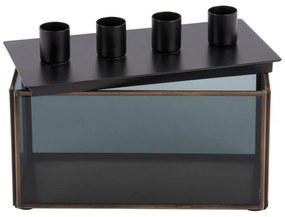 Стъклен свещник Boxed Rectangle - PT LIVING