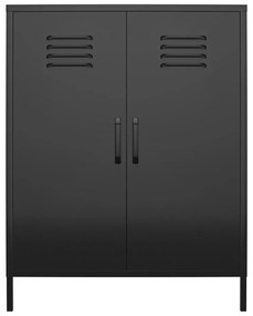 Черно метално шкафче 40x102x80 cm Mission District – Støraa