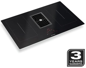 Faber GALILEO SMART BK GLASS A83 Аспиратор за вграждане в работен плот и долна композиция шкафове Черно стъкло