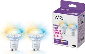 КОМПЛЕКТ 2x димируема LED крушка PAR16 GU10/4,7W/230V 2700-6500K CRI 90 Wi-Fi-WiZ