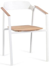 Бял метален градински стол Icon - Diphano