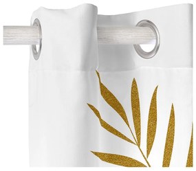 Бяла завеса 140x300 cm Foliage - Blanc