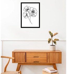 Постер 29x41 cm Black Poppy – Veronika Boulová