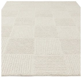 Ръчно изработен вълнен килим в цвят слонова кост 200x290 cm Zennith Grid – Asiatic Carpets
