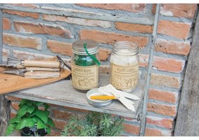 Комплект от 40 буркана за билки от тополово дърво и етикети Heal, 400 ml - Esschert Design