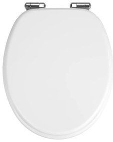 WENKO 22885100-WC тоалетна седалка URBIO 36x42,5 см бяла/сребриста