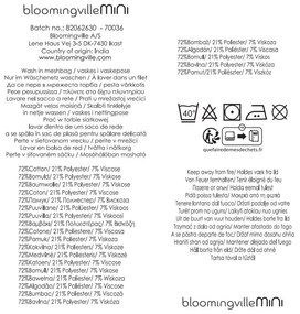 Бебешко одеяло от рециклиран памук 130x160 cm Cherry – Bloomingville Mini