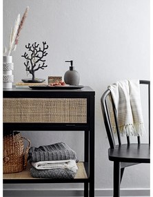 Сив керамичен комплект аксесоари за баня Hrin – Bloomingville