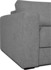 Сив разтегателен диван 238 см Resmo - Scandic