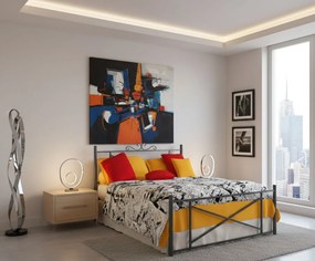 Легло Orion-140 x 200-Hammered Silver-С крак