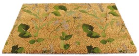Изтривалка от кокосови влакна 40x60 cm Watercolour Leaves – Artsy Doormats
