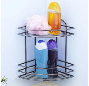 ПОСТАВКА ЗА БАНЯ TEKNO TEL BK-022B 2 нива/ъгъл черно