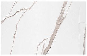 Корито за душ кабина Bazalt CARRARA WHITE 80x100