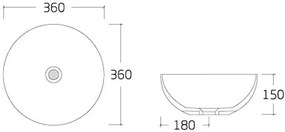 Washbasin Drop  Luxus Маса setting