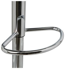 Бели бар столове в комплект от 2 бр. с регулируема височина от имитация на кожа (височина на седалката 93 cm) – Casa Selección