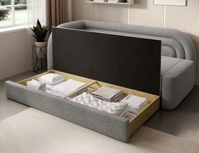 Разтегателно легло Fanuci - Сиво - Ляво