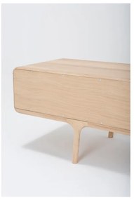 ТВ скрин от масивен дъб с 2 чекмеджета Fawn - Gazzda