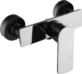 MEXEN Alfa душ батерия, черна/хром - 745740-71