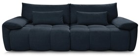 Тъмносин шенилов диван 264 cm Ivane – Bobochic Paris
