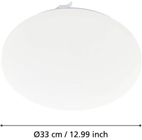 Бяло LED осветително тяло за таван FRANIA – EGLO