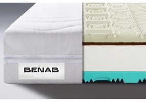 Твърд/средно твърд матрак с пяна с две лица 100x200 cm Visco Touch – BENAB