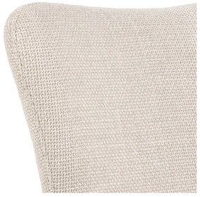 Бежови тапицирани трапезни столове в комплект с подлакътници 2 бр. Laura – Actona