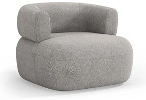 Светлосиво кресло от плат букле Jenny – Micadoni Home