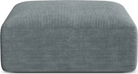 Тъмносива табуретка от рипсено кадифе Campi – Cosmopolitan Design