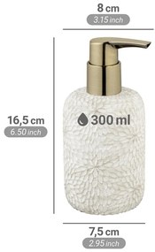 Бял диспенсер за сапун от полиресин 300 ml Montalfano – Wenko