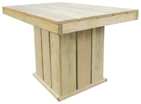 43261 vidaXL Градински трапезен комплект, 5 части, импрегниран бор