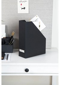 Тъмно сив органайзер за документи Viktoria - Bigso Box of Sweden