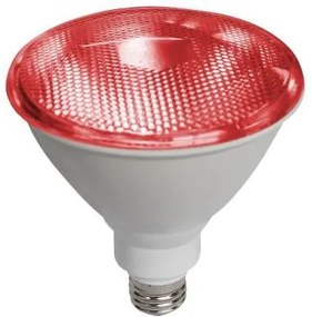 Лампа LED E27 PAR38 10W Red