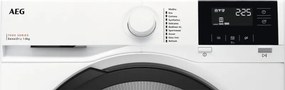 Сушилня AEG TR718BE, Клас D, 118 л, 8 кг, LED дисплей, Филтър EasyClean, MixDry, Anticrease, Бял