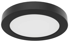 LED таванно осветително тяло EVORA LED/6W/230V 3000/4000/6000K Ø 14 см черно